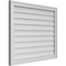 Ekena Millwork Vertical Surface Mount PVC Gable Vnt: Non-Functional, w/2"W x 1-1/2"H, Brickmould Frame, 34"W x 28"H GVPVE34X2802SN - alternate 3